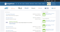 Desktop Screenshot of analystforum.com